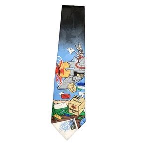 Looney Tunes Vintage 1997 USPS Stamp Collection Men’s Tie